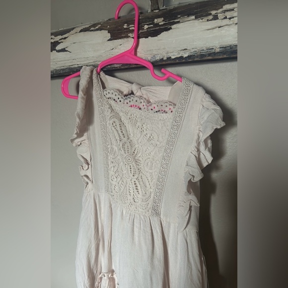 Joyfolie Other - Joyfolie Cream Lace Kids Dress
